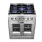 Forno Galiano 30In. Freestanding French Door Gas Range FFSGS6444-30 - alternate 4